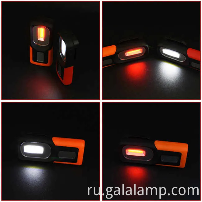 Универсальный USB -перезаряжаемый рабочий свет с сильным магнитом